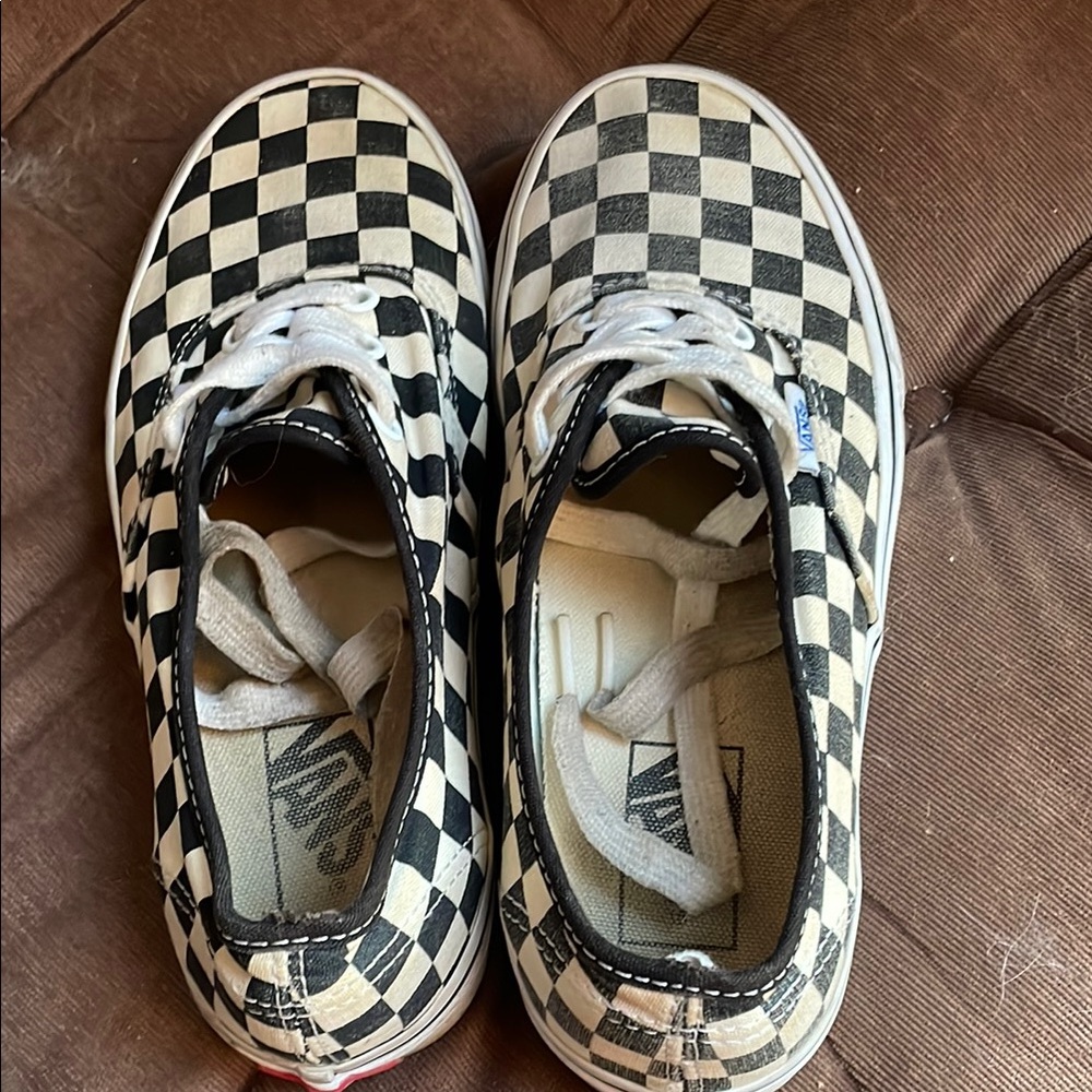 Vans tie up shoes